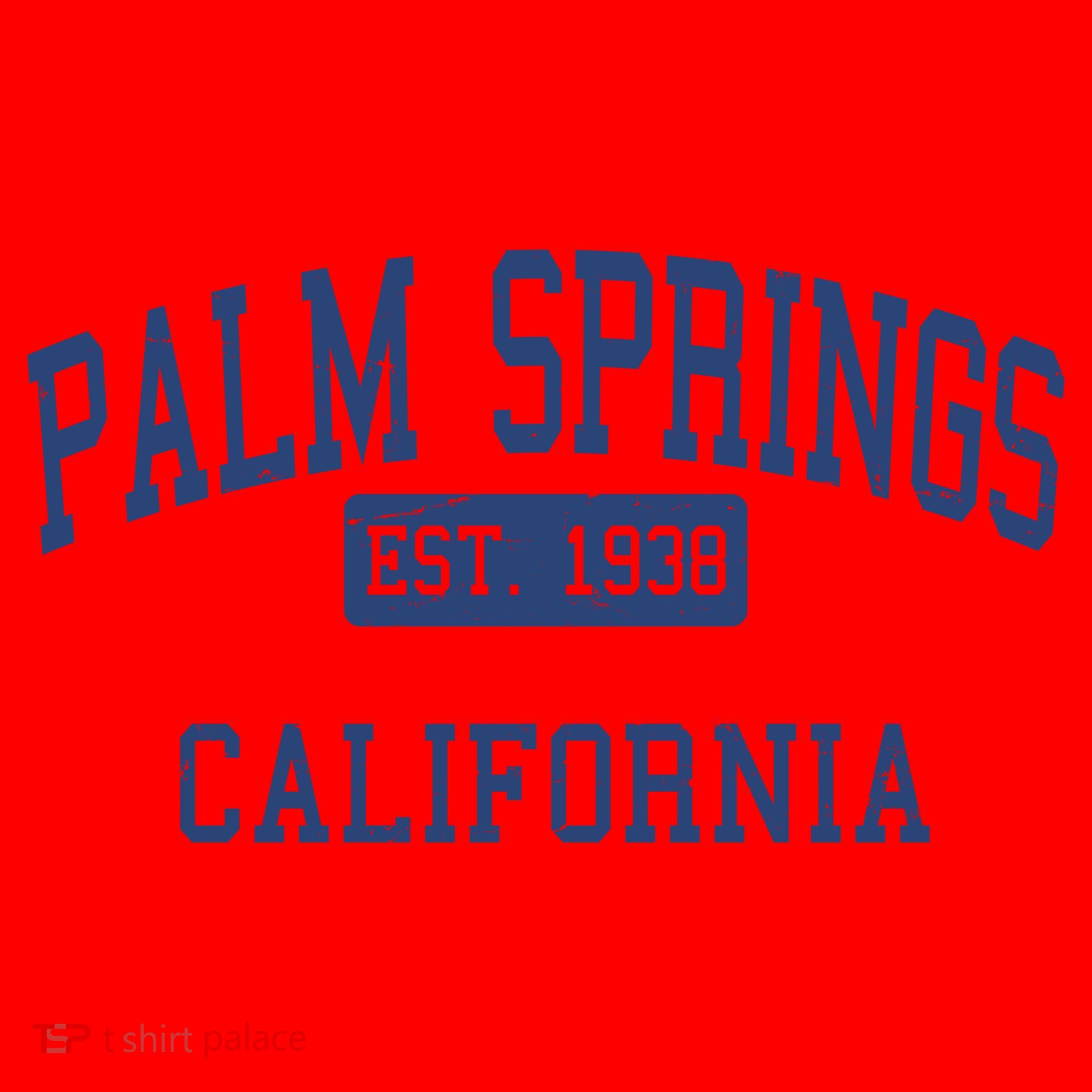 Palm Springs California EST 1938 Santa Hat
