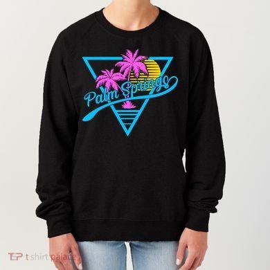 Palm Springs Retro 80's Neon Women's Sweatshirt
