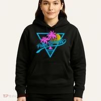 Palm Springs Retro 80's Neon Hoodie thumb 5