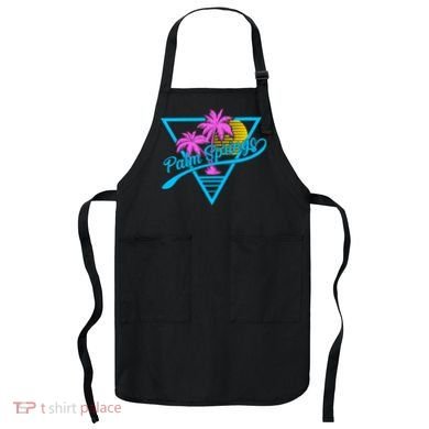 Palm Springs Retro 80's Neon Apron