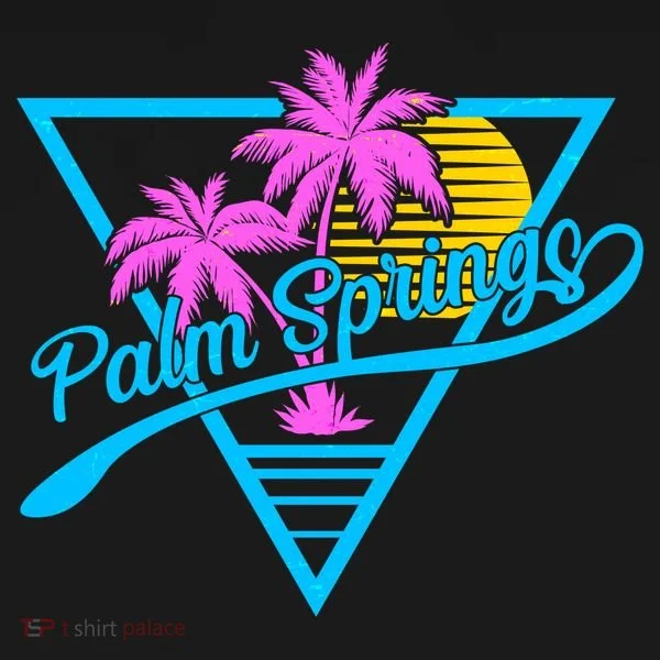 Palm Springs Retro 80's Neon Apron
