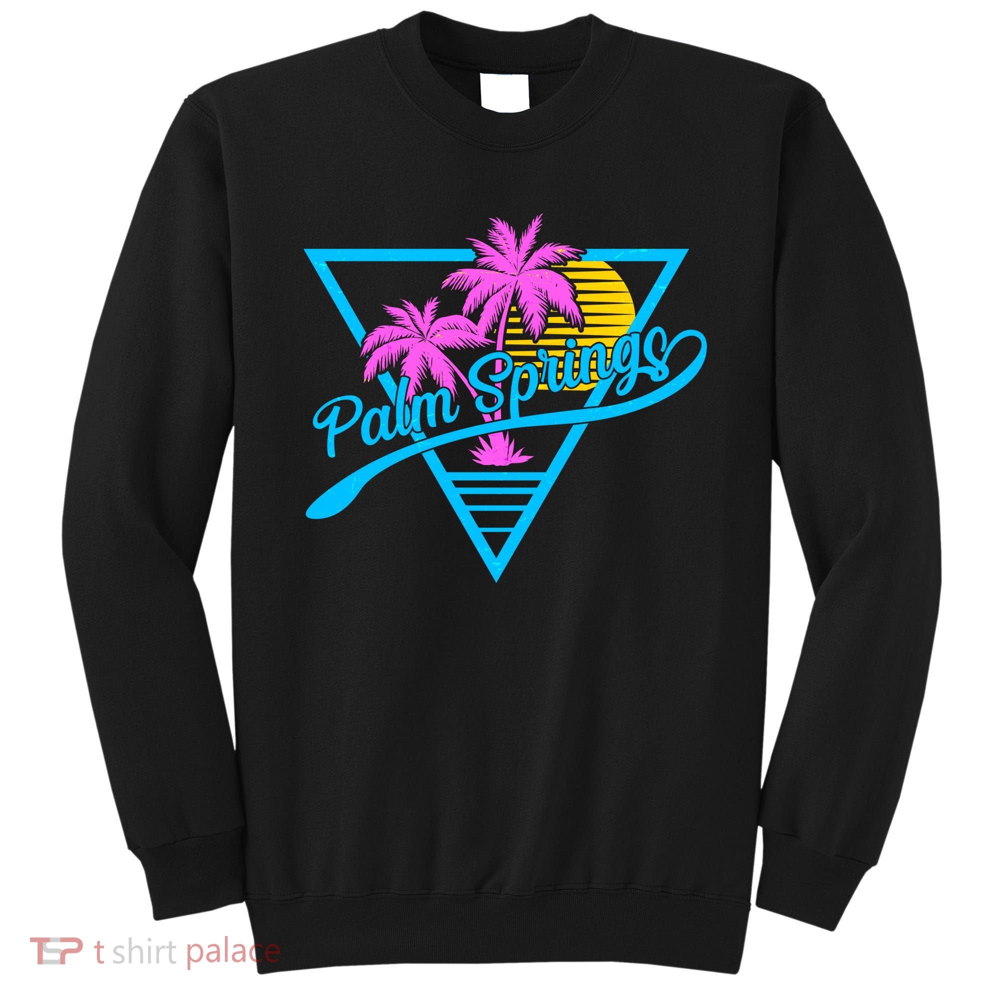 Palm Springs Retro 80's Neon Sweatshirt