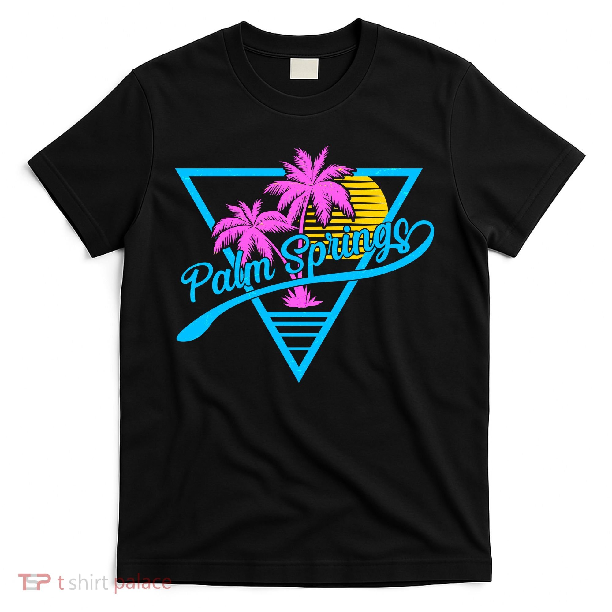 Palm Springs Retro 80's Neon T-Shirt