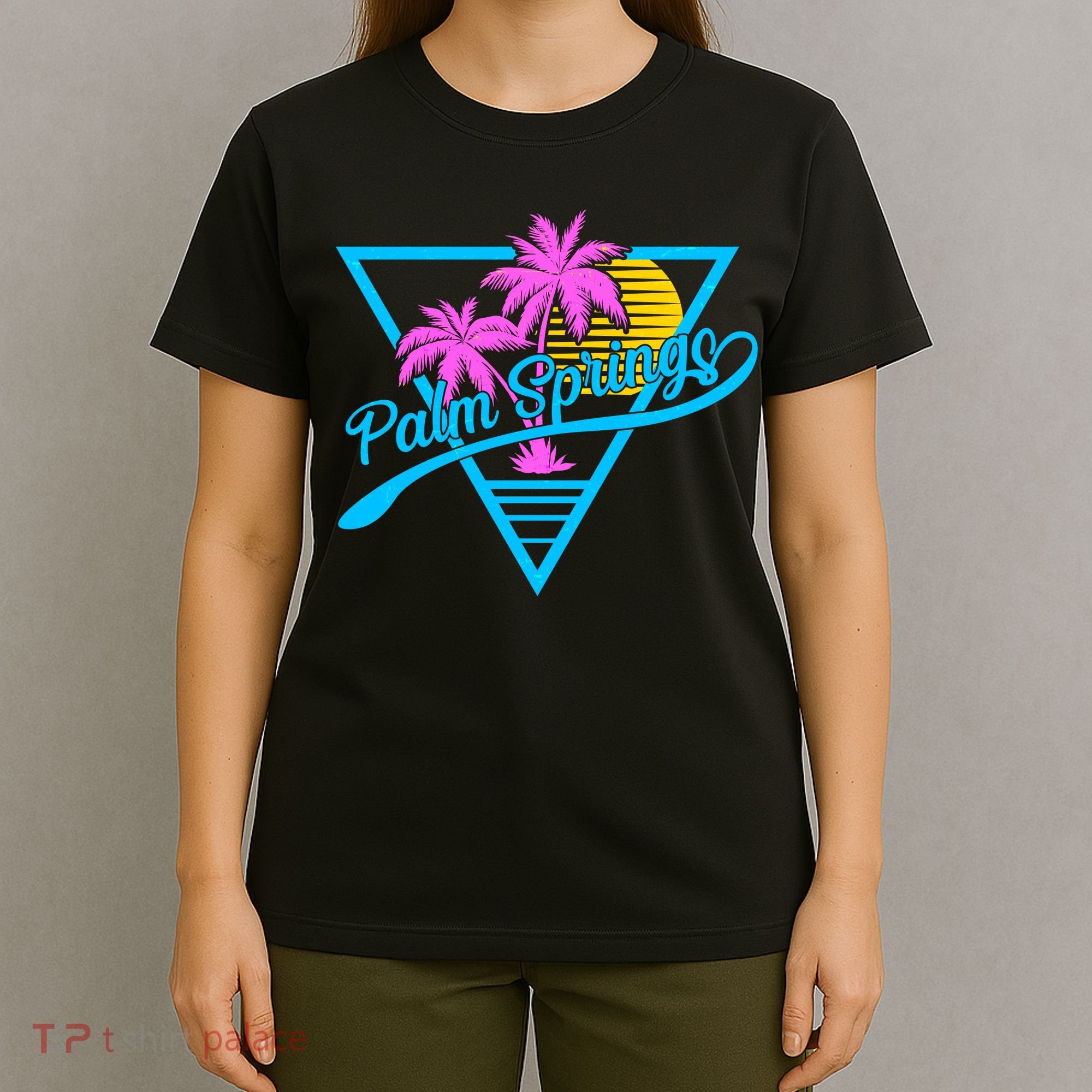 Palm Springs Retro 80's Neon T-Shirt