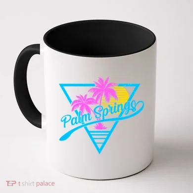 Palm Springs Retro 80's Neon Coffee Mug