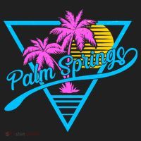 Palm Springs Retro 80's Neon Golf Towel thumb 3
