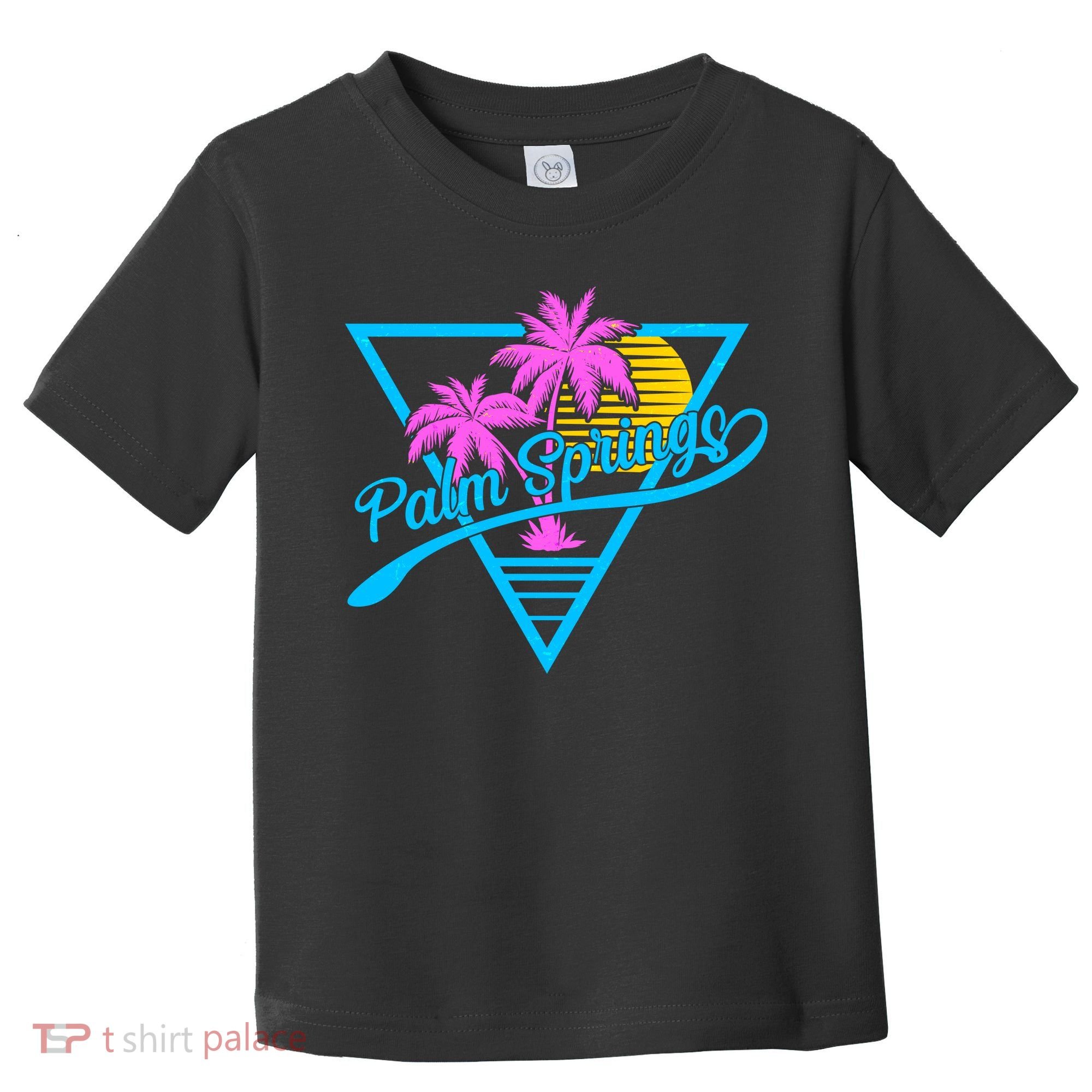 Palm Springs Retro 80's Neon Toddler T-Shirt