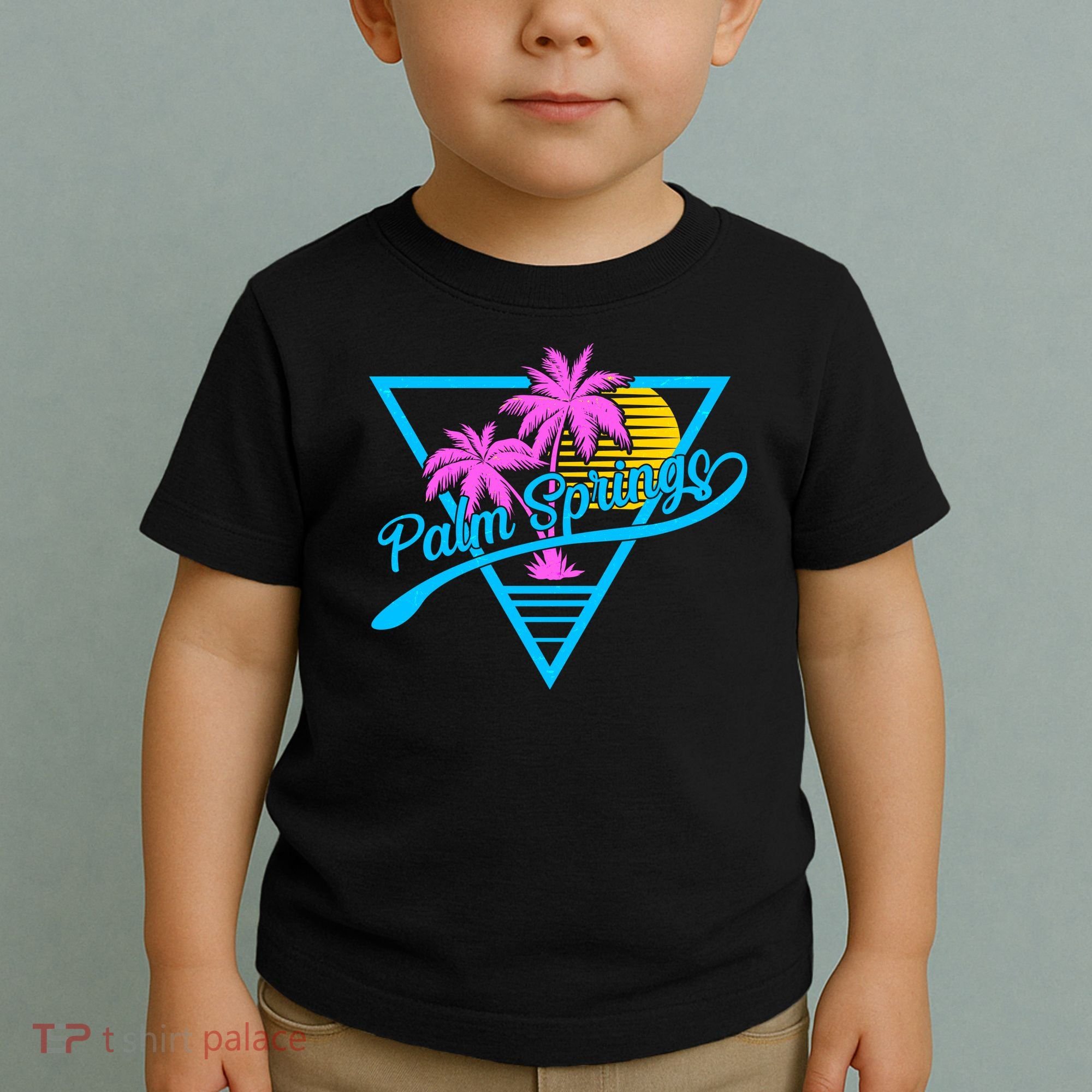Palm Springs Retro 80's Neon Toddler T-Shirt