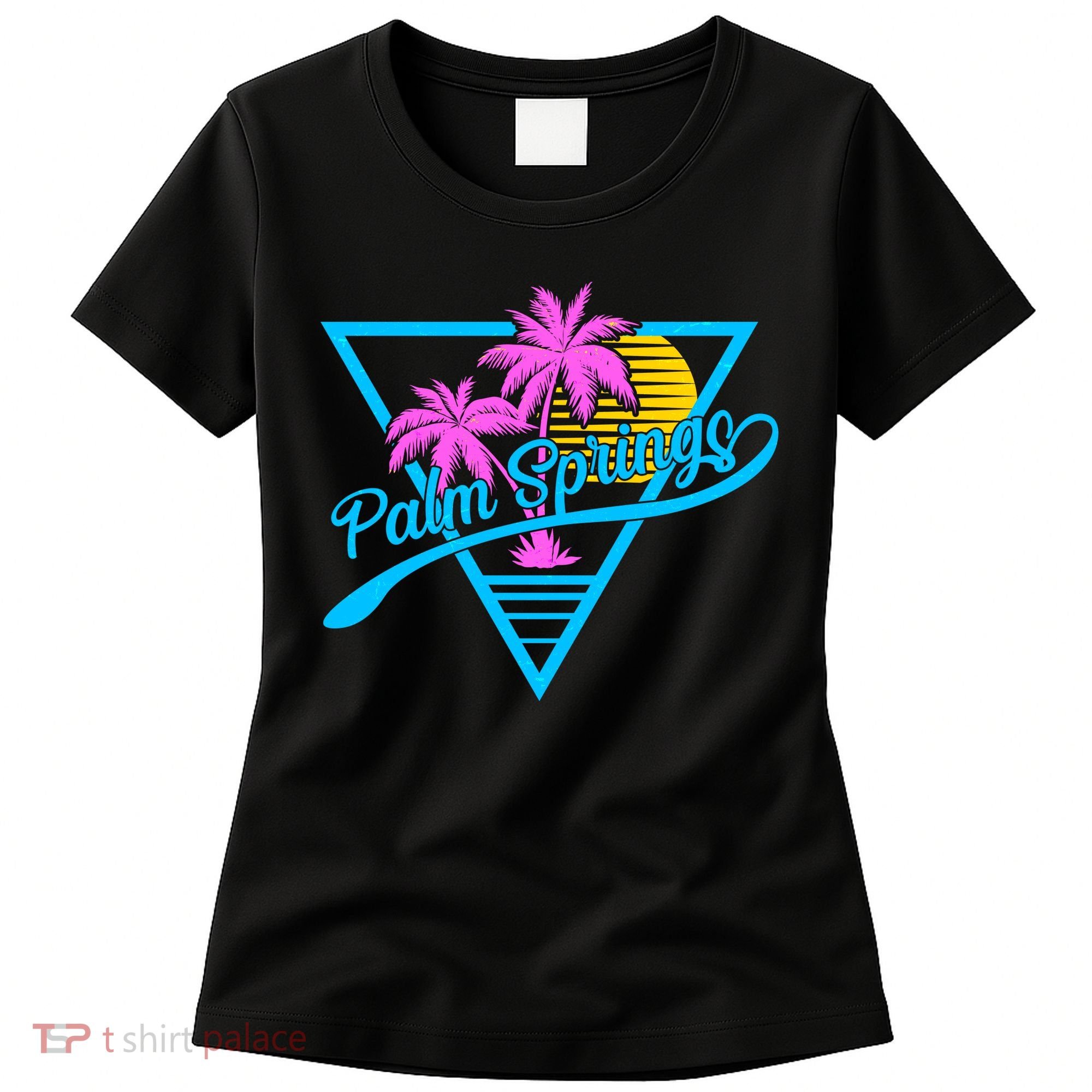 Palm Springs Retro 80's Neon Women's T-Shirt
