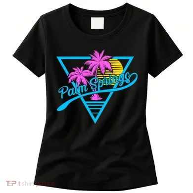Palm Springs Retro 80's Neon Women's T-Shirt