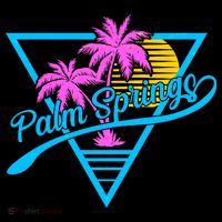 Palm Springs Retro 80's Neon Women's T-Shirt thumb 6