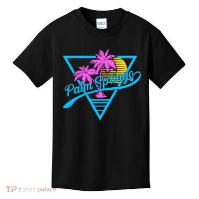 Palm Springs Retro 80's Neon Kids T-Shirt