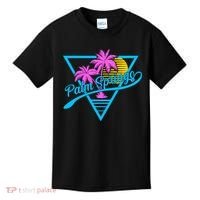 Palm Springs Retro 80's Neon Kids T-Shirt thumb 0
