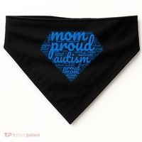Proud Autism Mom USA-Made Doggie Bandana thumb 0