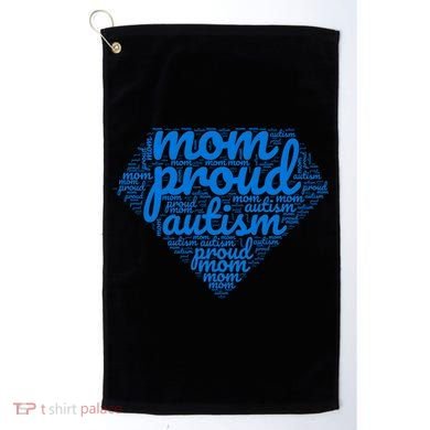 Proud Autism Mom Golf Towel