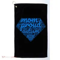 Proud Autism Mom Golf Towel thumb 0