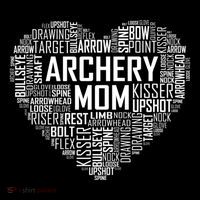 Proud Archery Mom Heart Gift Doggie Tank thumb 4