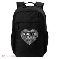 Proud Archery Mom Heart Gift Backpack thumb 0
