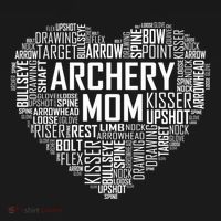 Proud Archery Mom Heart Gift Pajama Set thumb 2