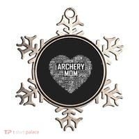 Proud Archery Mom Heart Gift Ornament thumb 0
