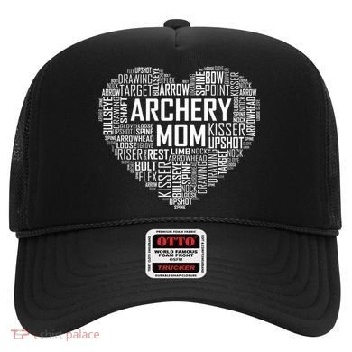 Proud Archery Mom Heart Gift Hat