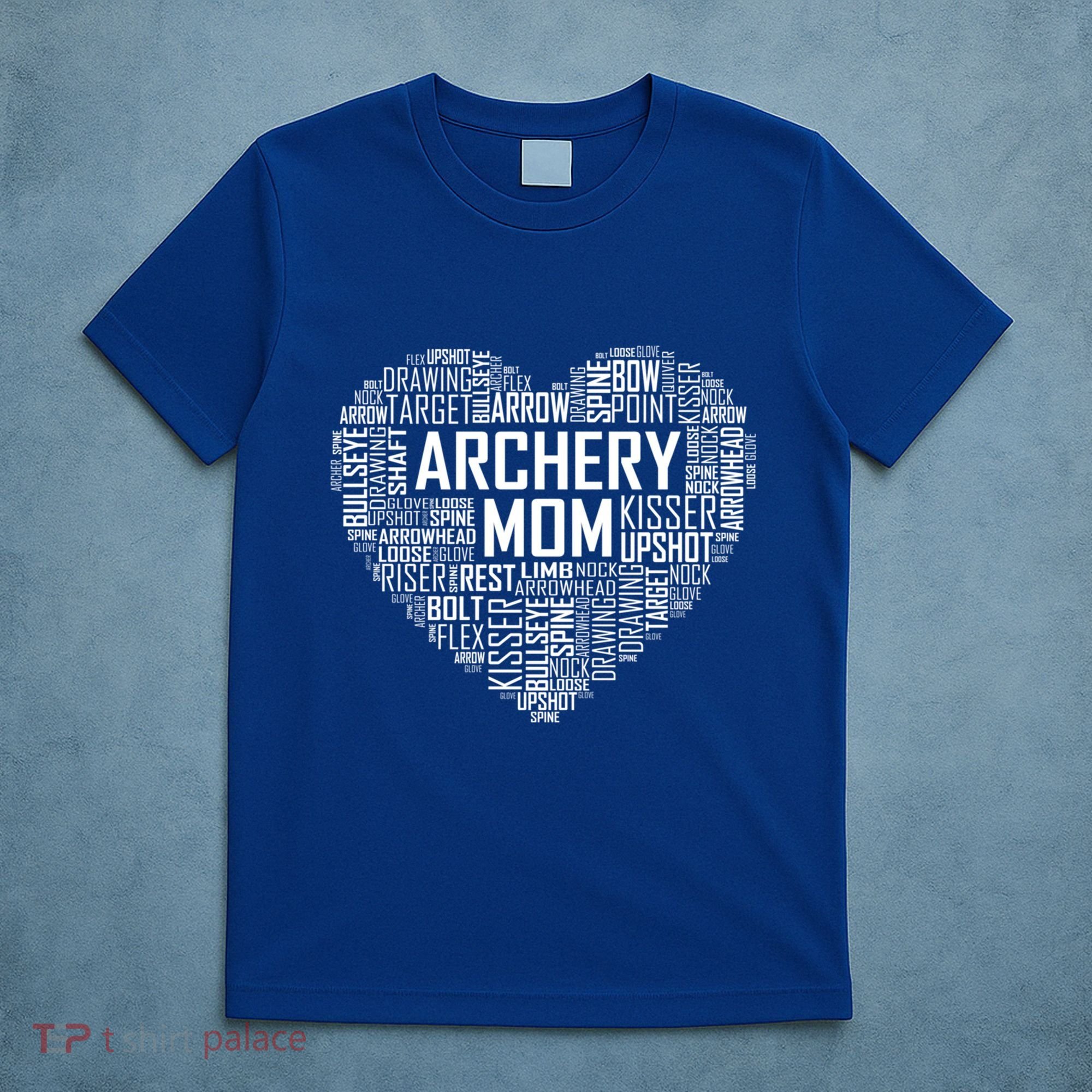 Proud Archery Mom Heart Gift T-Shirt