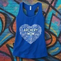 Proud Archery Mom Heart Gift Women's Tank Top thumb 3