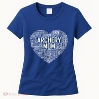 Proud Archery Mom Heart Gift Women's T-Shirt thumb 0