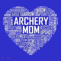 Proud Archery Mom Heart Gift Women's T-Shirt thumb 6
