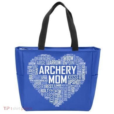 Proud Archery Mom Heart Gift Tote Bag