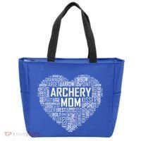 Proud Archery Mom Heart Gift Tote Bag thumb 0