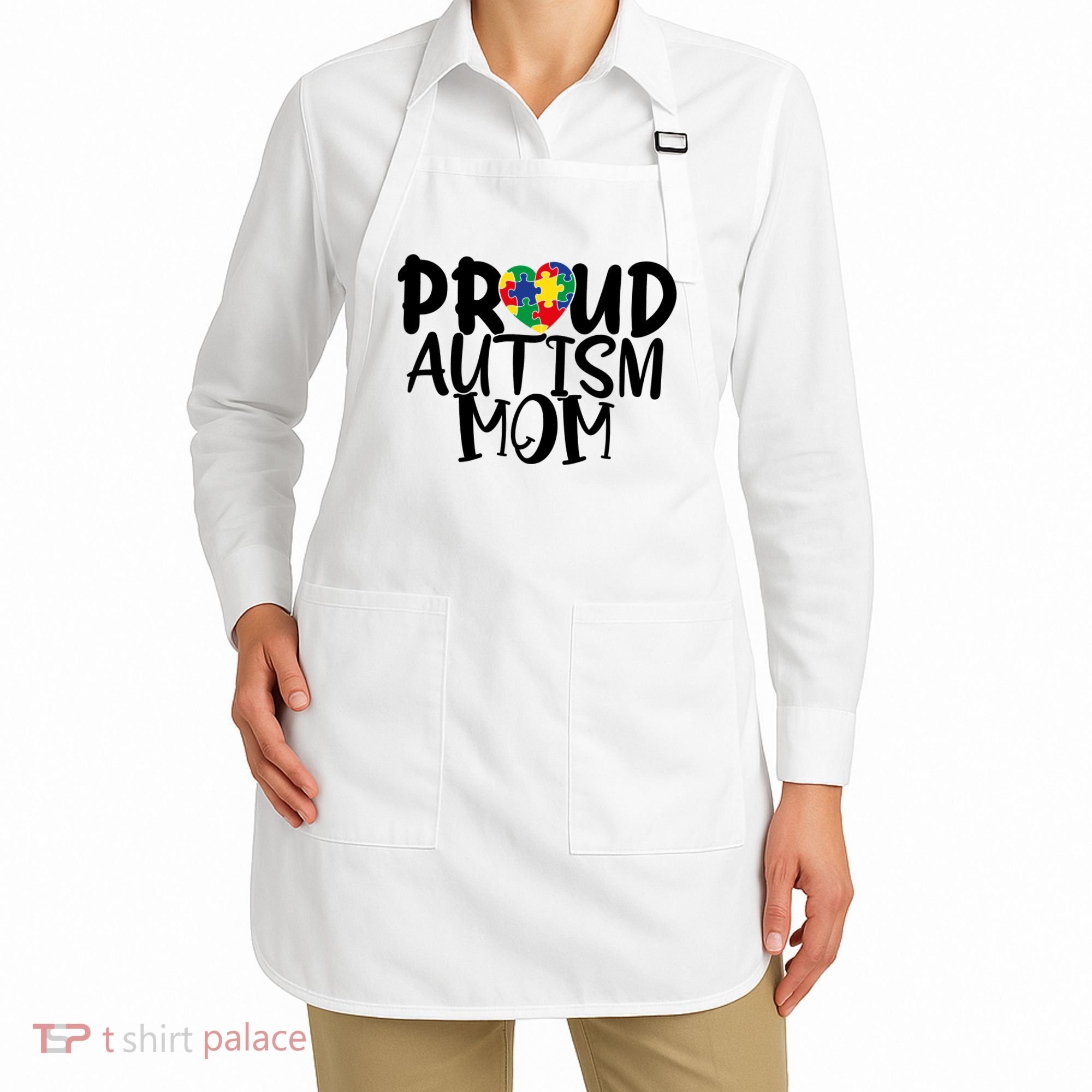 Proud Autism Mom Cute Autism Awareness Gift Apron