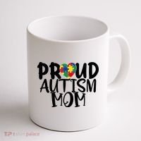 Proud Autism Mom Cute Autism Awareness Gift Coffee Mug thumb 1