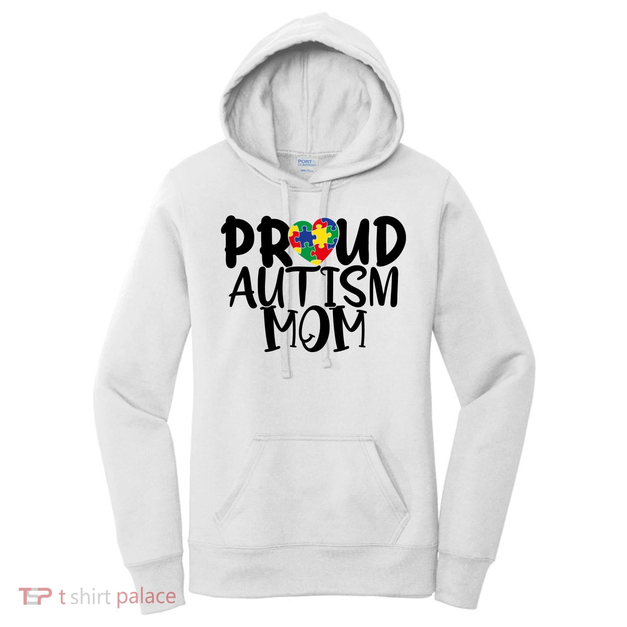 Proud Autism Mom Cute Autism Awareness Gift Women's Hoodie