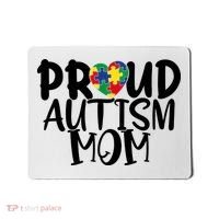 Proud Autism Mom Cute Autism Awareness Gift Mousepad thumb 0