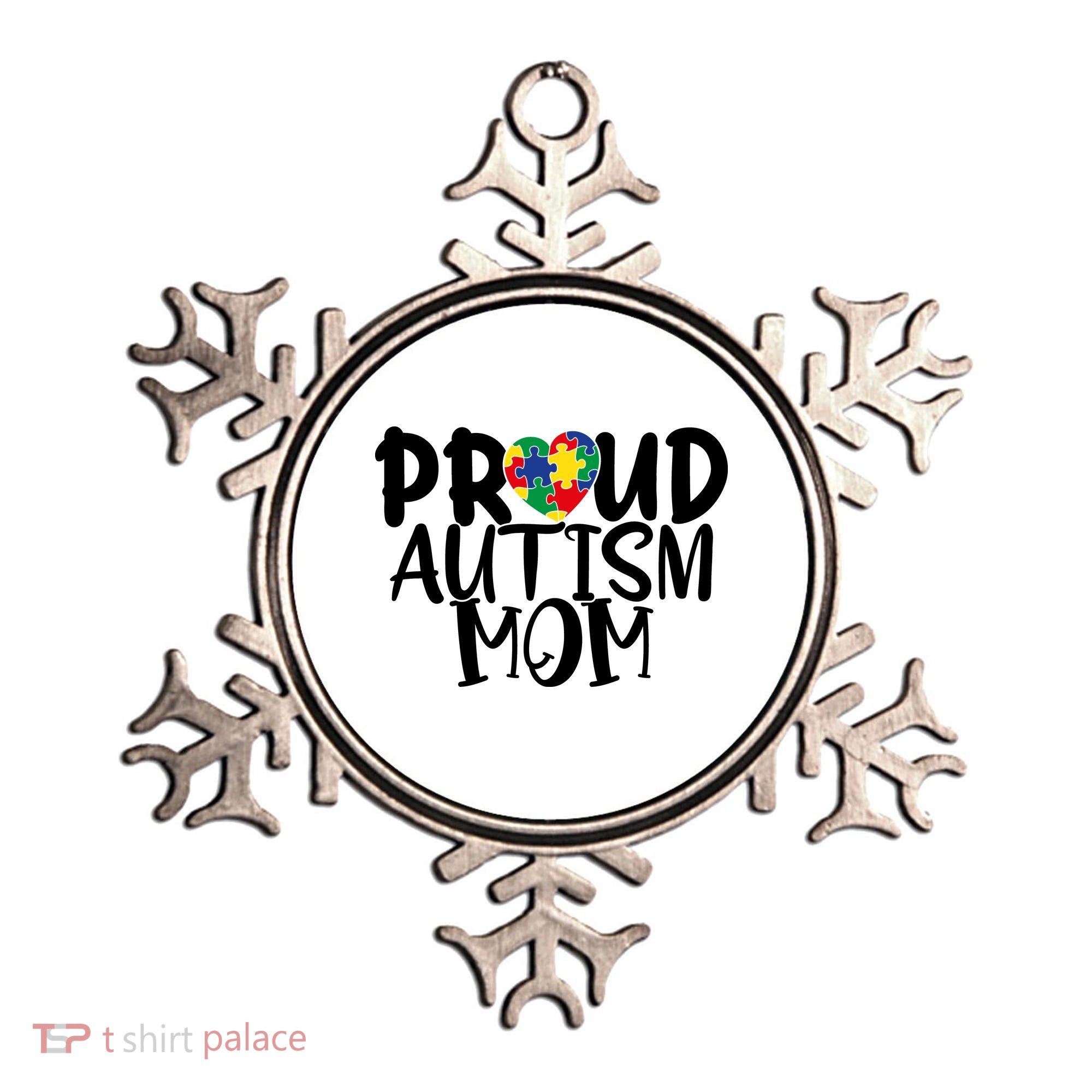Proud Autism Mom Cute Autism Awareness Gift Ornament