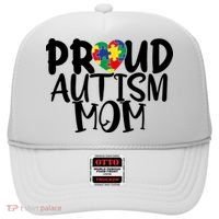 Proud Autism Mom Cute Autism Awareness Gift Hat thumb 0