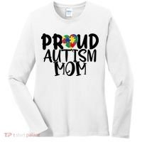 Proud Autism Mom Cute Autism Awareness Gift Women's Long Sleeve Shirt thumb 0