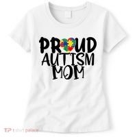 Proud Autism Mom Cute Autism Awareness Gift Women's T-Shirt thumb 0