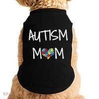PROUD AUTISM MOM Doggie Tank thumb 0