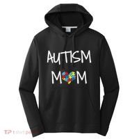 PROUD AUTISM MOM Performance Fleece Hoodie thumb 0