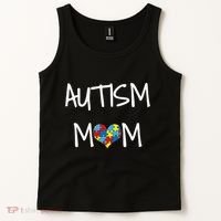 PROUD AUTISM MOM Tank Top thumb 2