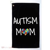 PROUD AUTISM MOM Golf Towel thumb 0