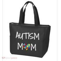 PROUD AUTISM MOM Tote Bag thumb 3