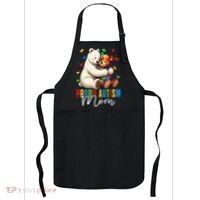 Proud Autism Mom Bear Autism Awareness Autistic Son Daughter Apron thumb 0