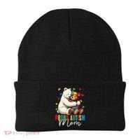 Proud Autism Mom Bear Autism Awareness Autistic Son Daughter Beanie thumb 0