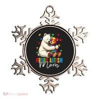 Proud Autism Mom Bear Autism Awareness Autistic Son Daughter Ornament thumb 0