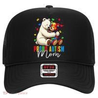 Proud Autism Mom Bear Autism Awareness Autistic Son Daughter Hat thumb 0