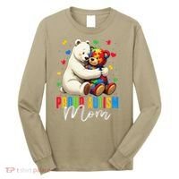 Proud Autism Mom Bear Autism Awareness Autistic Son Daughter Long Sleeve Shirt thumb 0