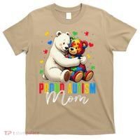 Proud Autism Mom Bear Autism Awareness Autistic Son Daughter T-Shirt thumb 0